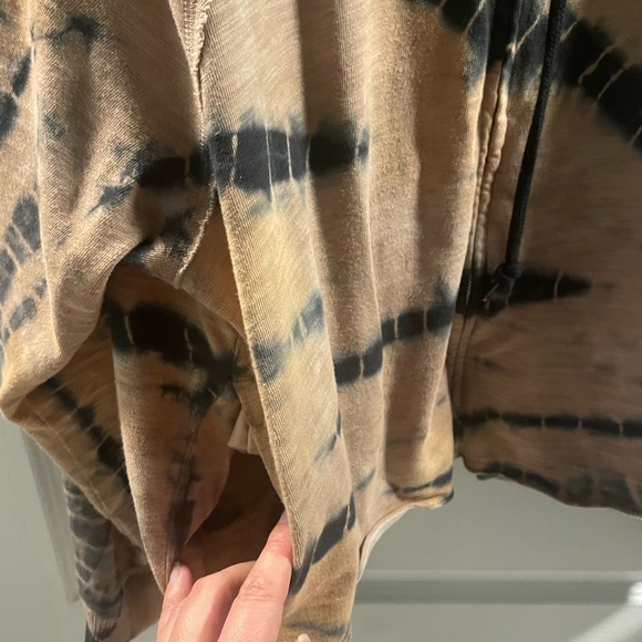 Victoria’s Secret Pink Brand Summer Lounge Full Zip Down Brown and Black Tie Dye - Picture 5 of 7